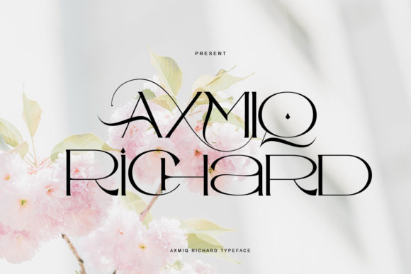 Axmiq Richard: A Serif Font for Digital Elegance