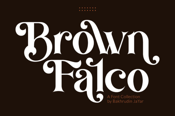 Brown Falco: A Classy Serif Font