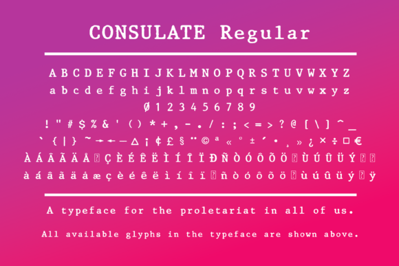 Consulate Font: Bold Serif for Web Design