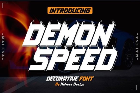 Demon Speed: A Bold Font for Business Branding