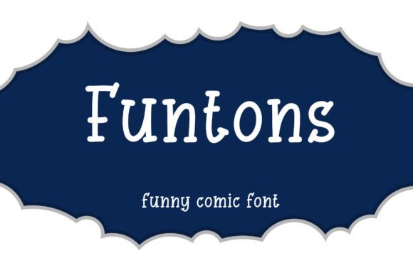 Funtons: A Playful Serif Font for Crafters