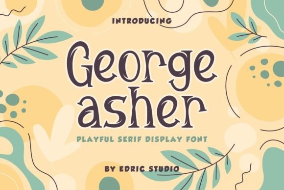 George Asher: A Serif Font for Real Design Work