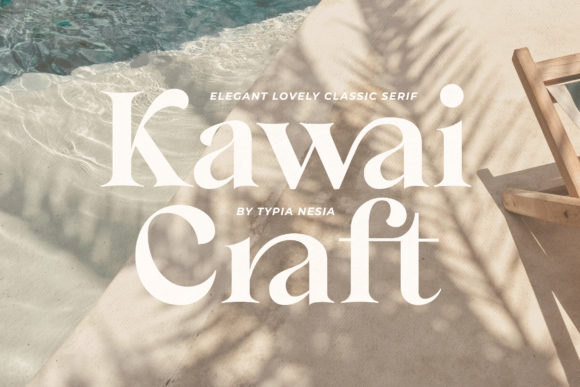 Kawai Craft: A Bold Serif for Creative Projects