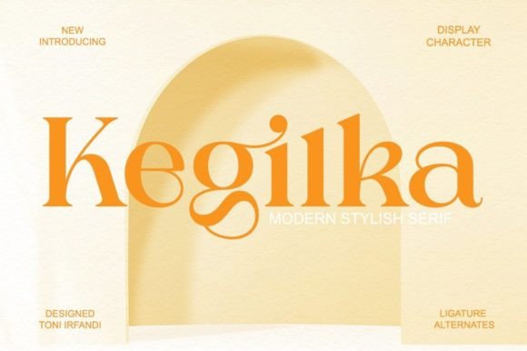 Kegilka: A Stylish Serif Font for Marketing