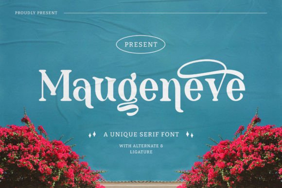 Maugeneve: A Stylish Serif Font