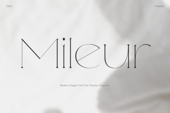 Mieur: A Font That Elevates Business Design