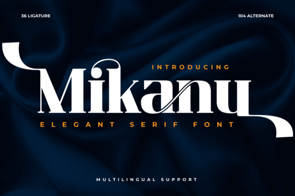 Mikanu: A Serif Font for Elegant Campaigns