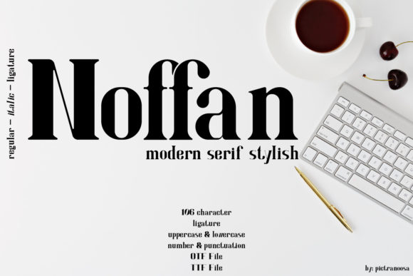 Noffan: A Bold Serif for Creative Projects