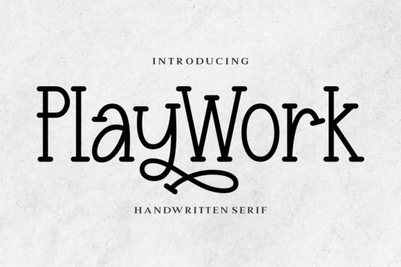 Playwork Font for Creative Publishing