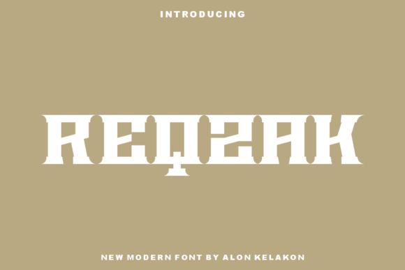 Reqzak: A Serif Font for Creative Web Design