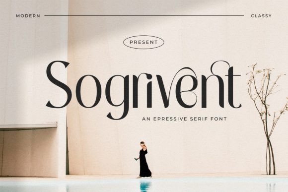 Sogrivent: A Stylish Serif for Web Design