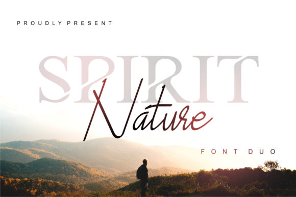 Spirit Nature Font for Creative Projects