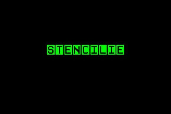 Stencilie: A Cool Serif for Creative Projects