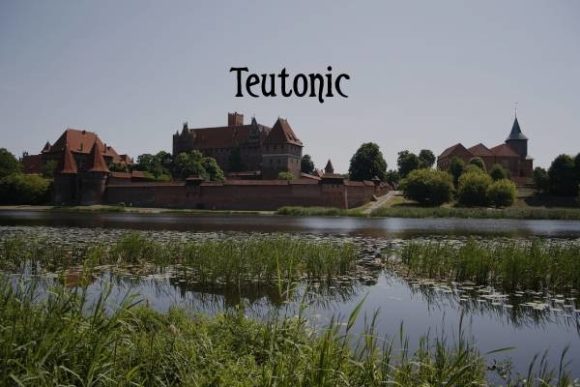Teutonic: A Serif Font for Elegant Design