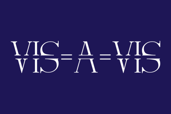 Vis-a-Vis: A Stylish Serif for Web Design